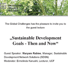 Global Challenges Lecture