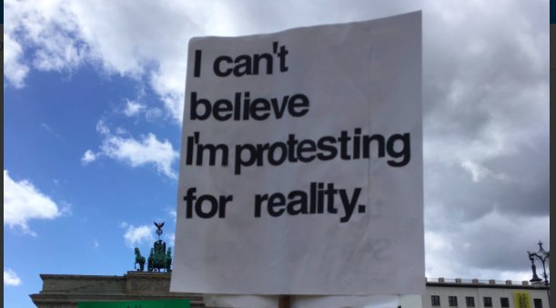 March for Science Berlin Reality