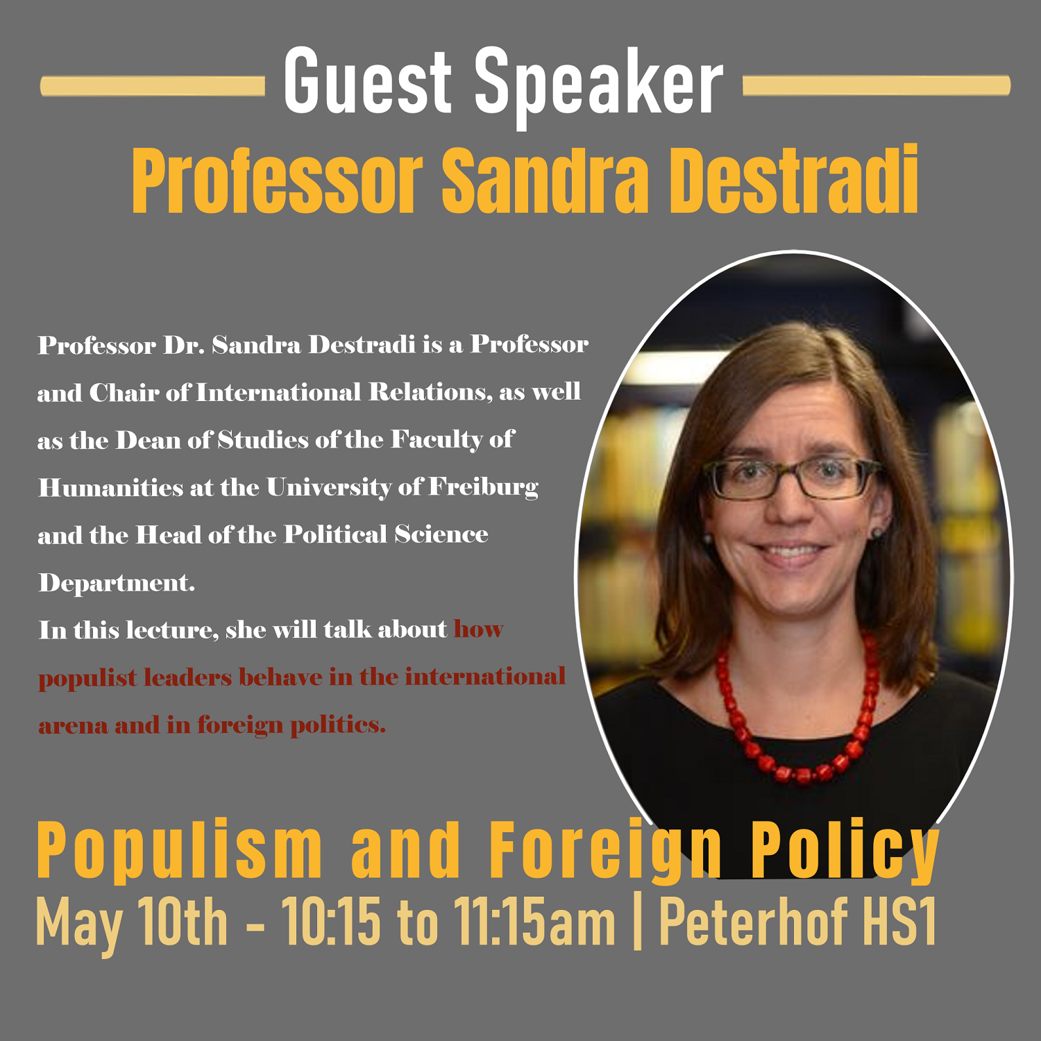 Prof. Destradi Guest Lecture