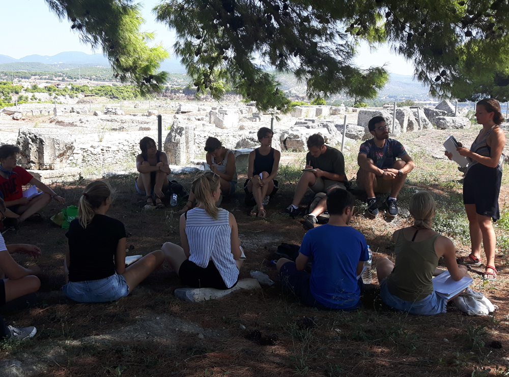 Talk at Site Greece excursion