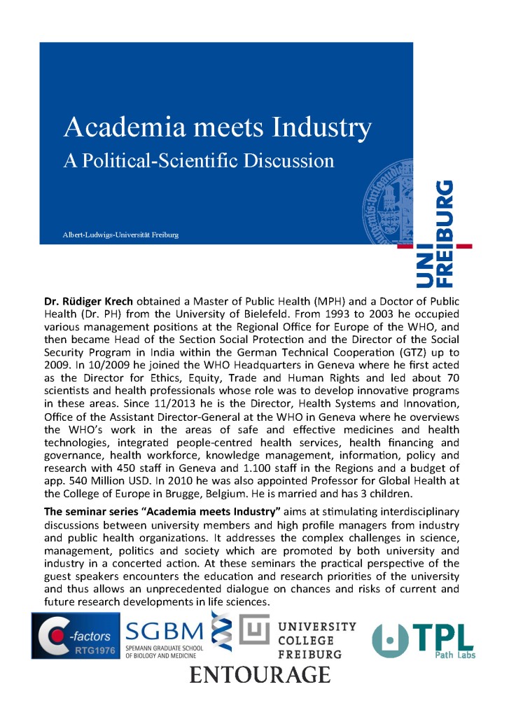 Academia meets Industry Krech Info