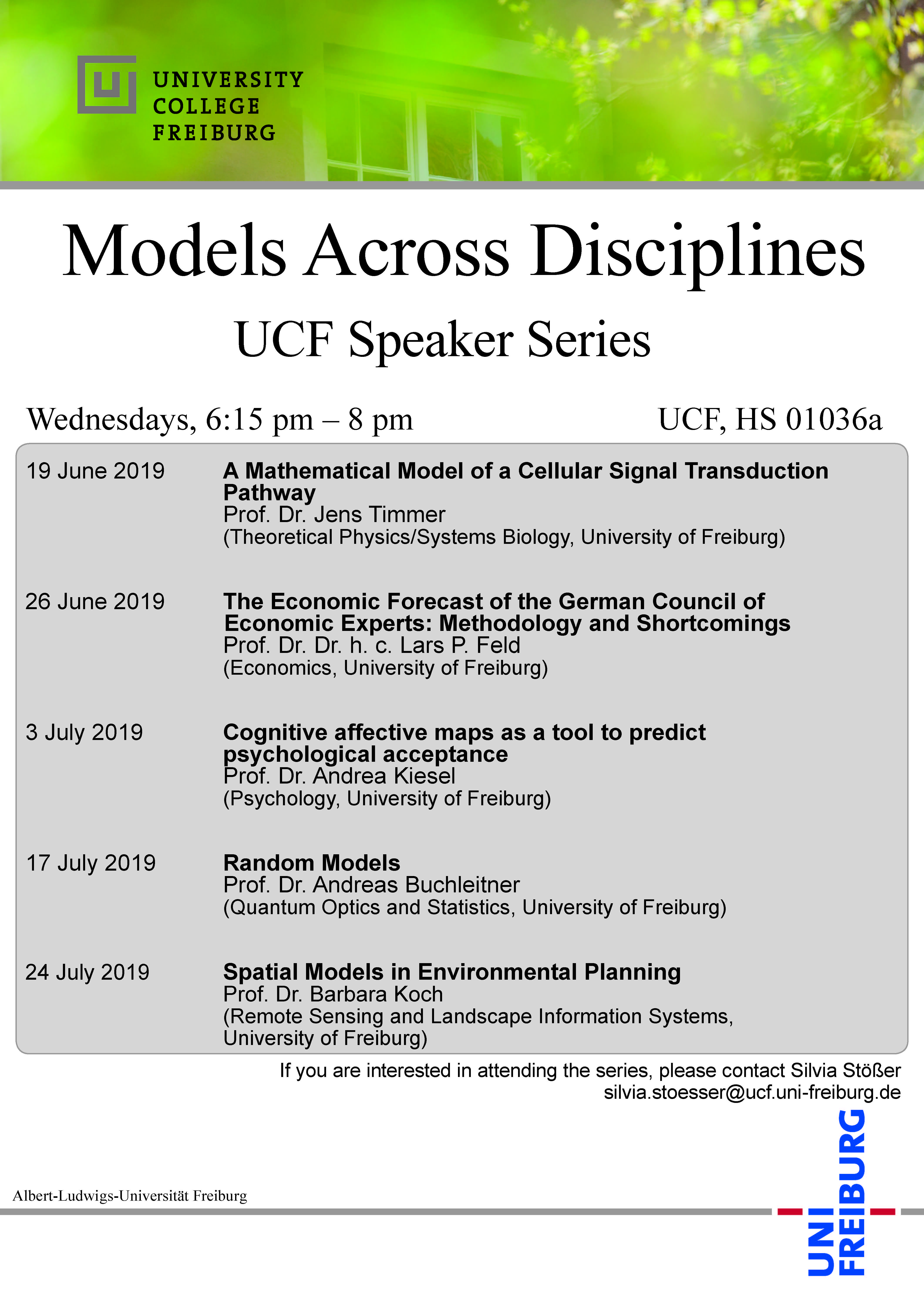 UCF Speaker Series on Models