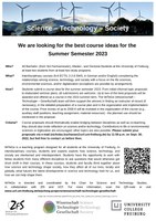 WiTeGe Call for Course Ideas